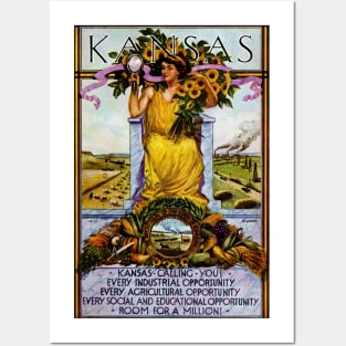 Kansas Calling Posters and Art